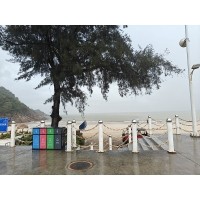 溪涌之行，6月風(fēng)雨擋不住激埃特的熱情